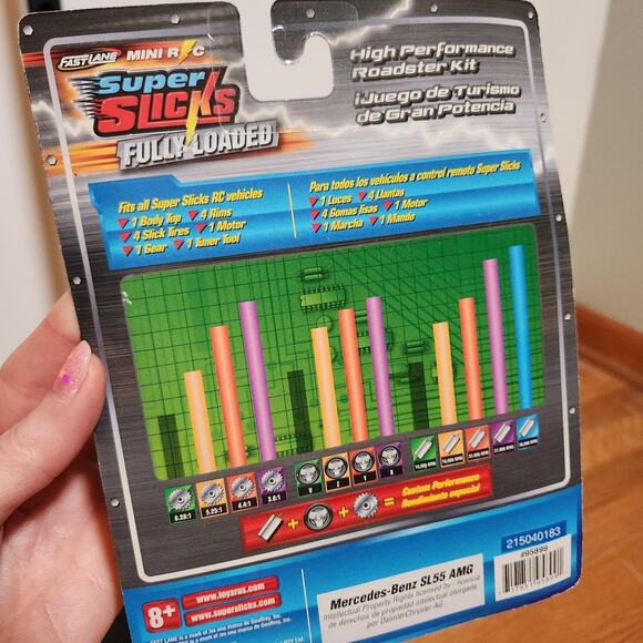 SUPER SLICKS Fully Loaded Mercedes-Benz SL55 Roadster Kit, Scale 1:43 - Picture 4 of 5